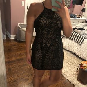 Love Triangle Lace Dress